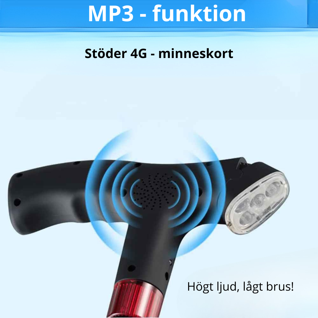 Multifunktionell käpp